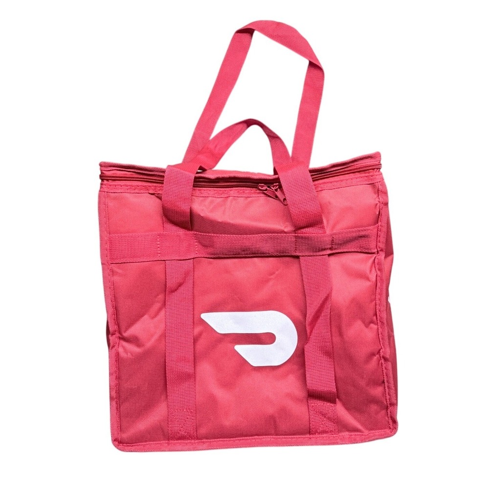 DoorDash Insulated Delivery Bag Red Thermal Food Tote DDH686x